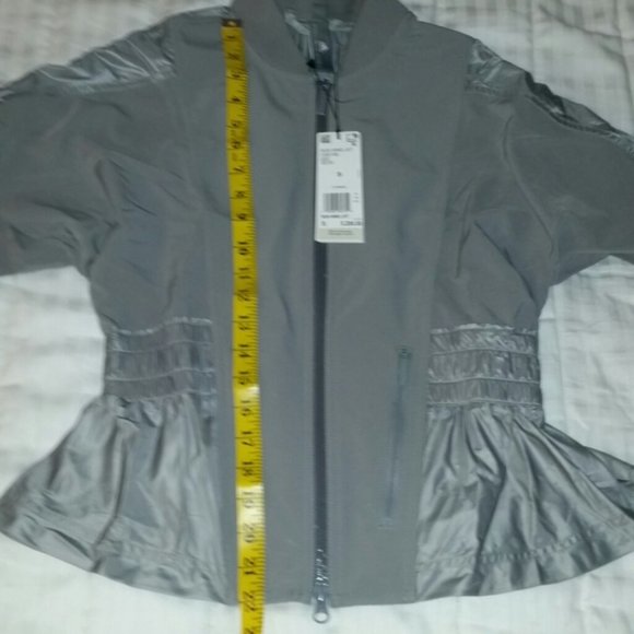 ADIDAS by Stella McCartney RUN WIND gray jacket -Women's Size Small - Picture 14 of 16